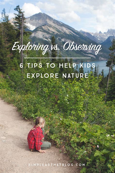 Exploring Vs Observing 6 Tips To Help Kids Explore Nature
