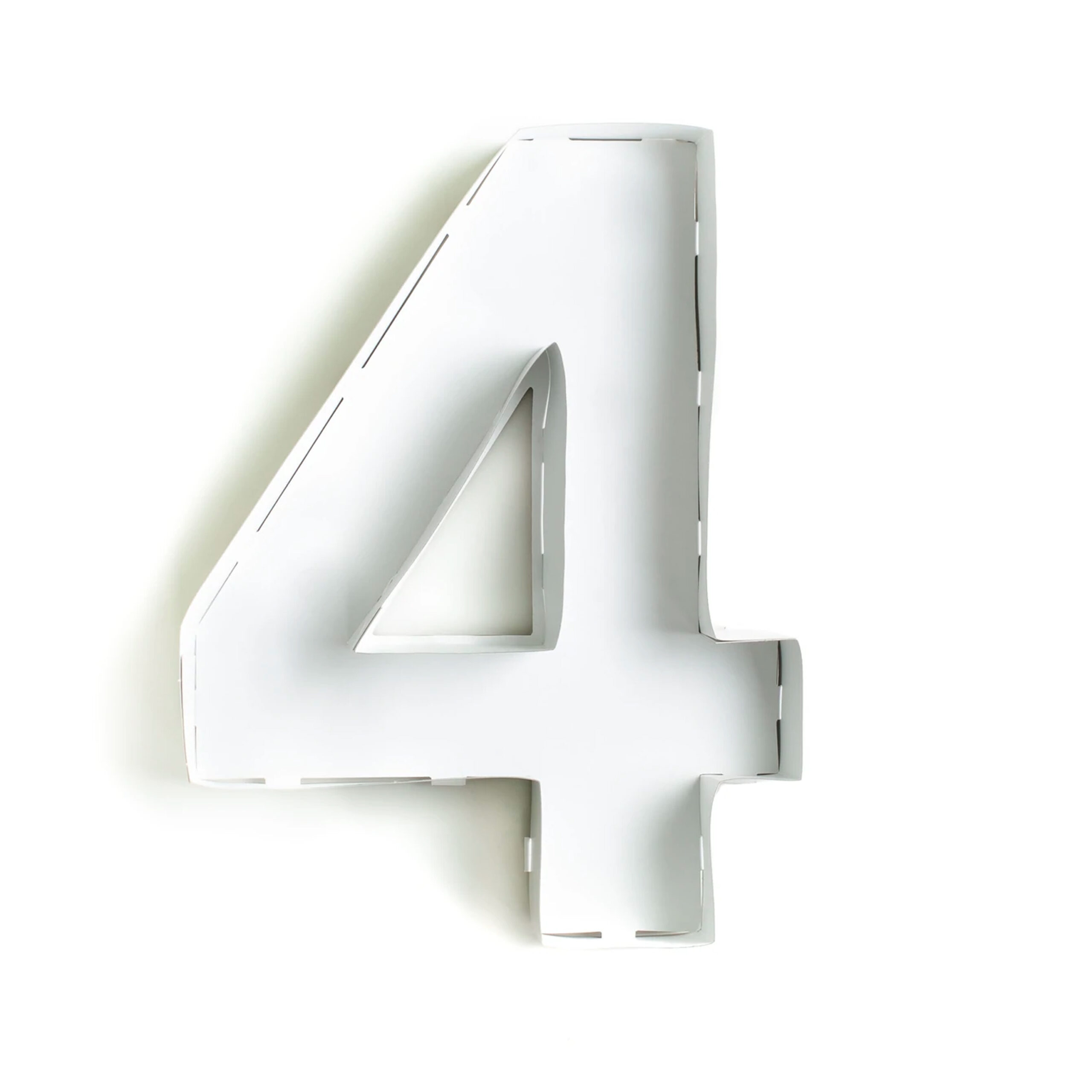 Number Shaped Box Number 4 Tbd Hasmart